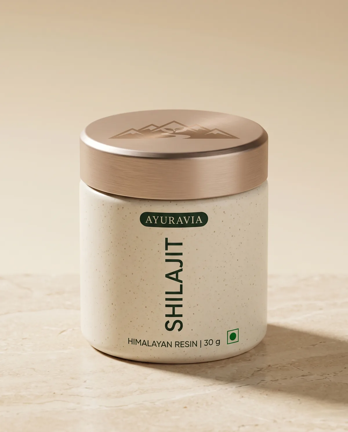 Ayuravia Shilajit resin jar, 30 g